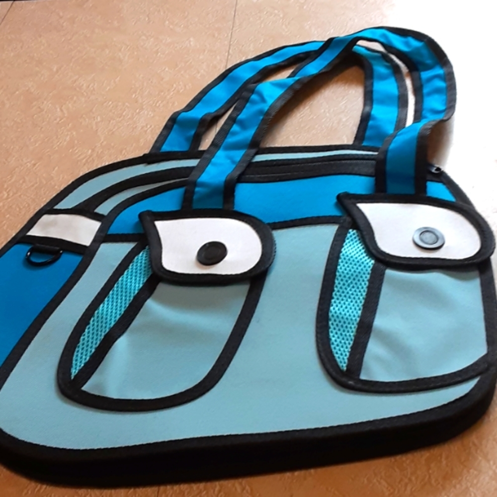 2D comicon paper doll purse